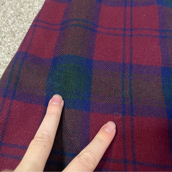 Balmoral Kilt Pleat Tartan Skirt Vintage Wool Made in Scotland - Picture 11 of 11
